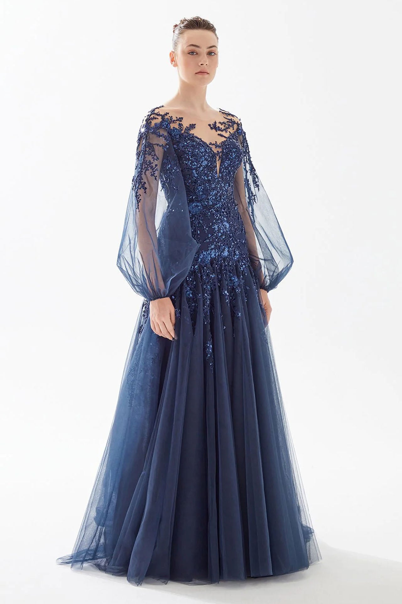 Navy Evening Dresses: Elegance Collection of Navy Blue Formal Dresses