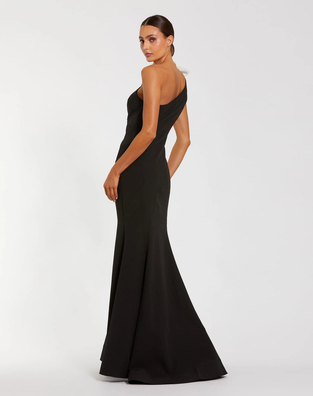 One Shoulder 3D Floral Mermaid Gown | Mac Duggal Dress 2304