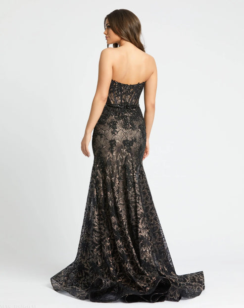 Embellished Sweetheart Neckline Trumpet Dress | Mac Duggal Dress 79308