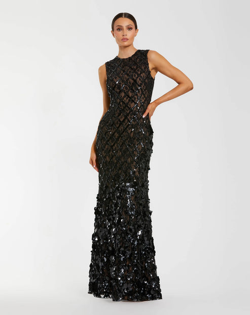 Sleeveless Embellished Mermaid Gown | Mac Duggal Dress 94277