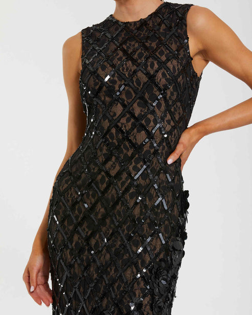 Sleeveless Embellished Mermaid Gown | Mac Duggal Dress 94277