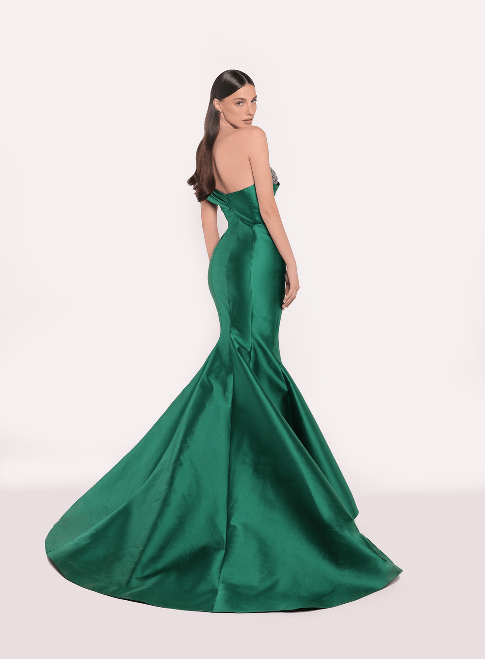 Evening Dress | LOUISA  Tarik Ediz 98766 - Morva Couture