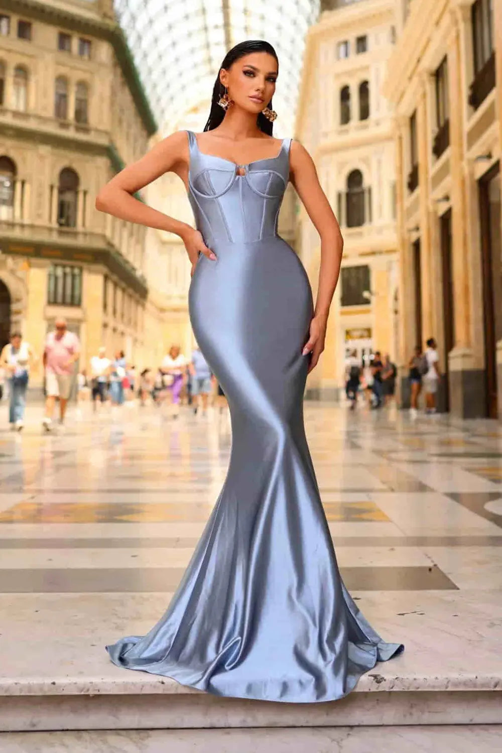 Corset Bodice Prom Dress Nicoletta Dress NC1081