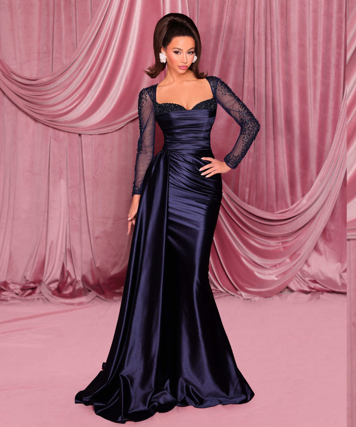 Nicoletta NC3078 Long Sleeve Mothers' Dress | Morva Couture