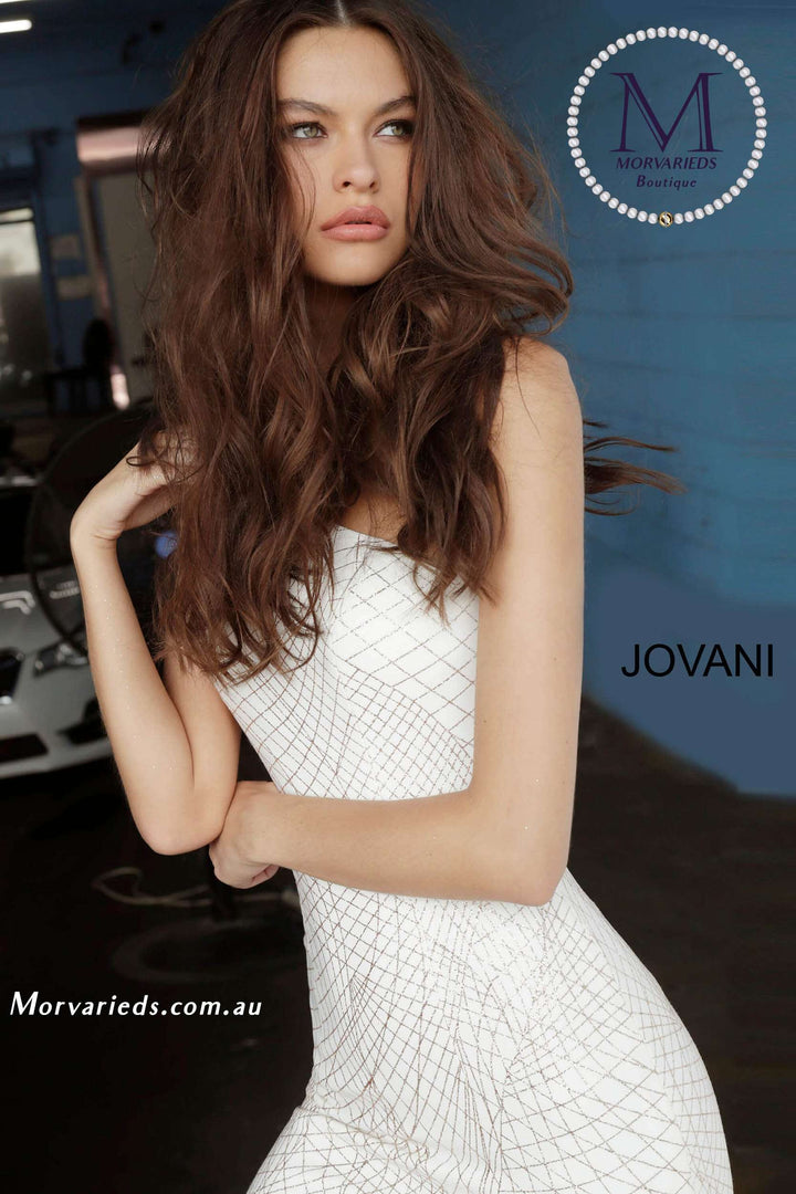 One Shoulder Fitted Prom Dress Jovani 1119 - Morvarieds Fashion