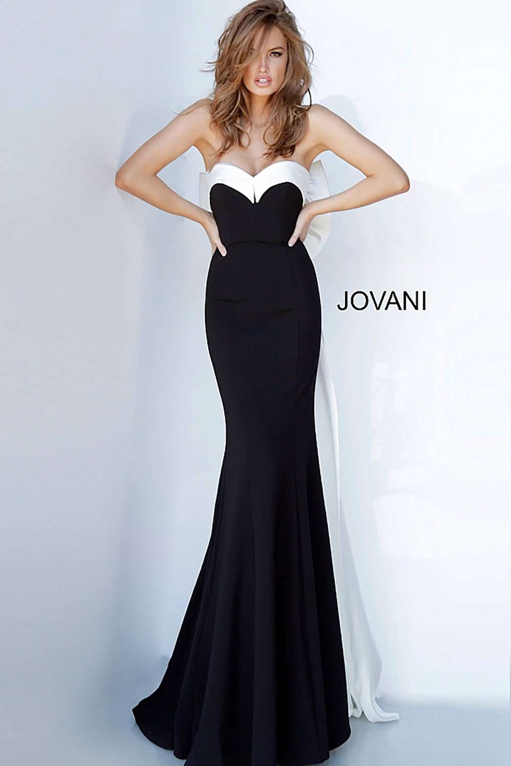 Strapless Sweetheart Neckline Prom Dress Jovani 12020 - Morvarieds Fashion