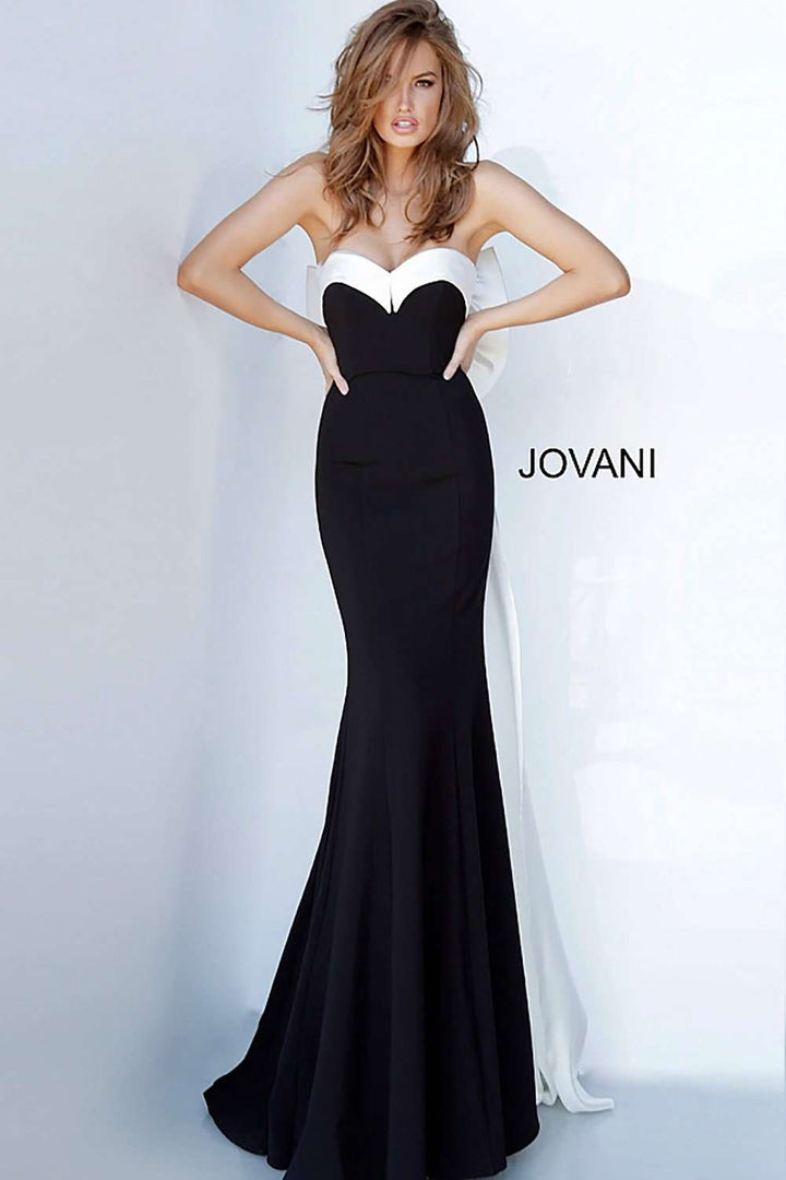 Strapless Sweetheart Neckline Prom Dress Jovani 12020 - Morvarieds Fashion