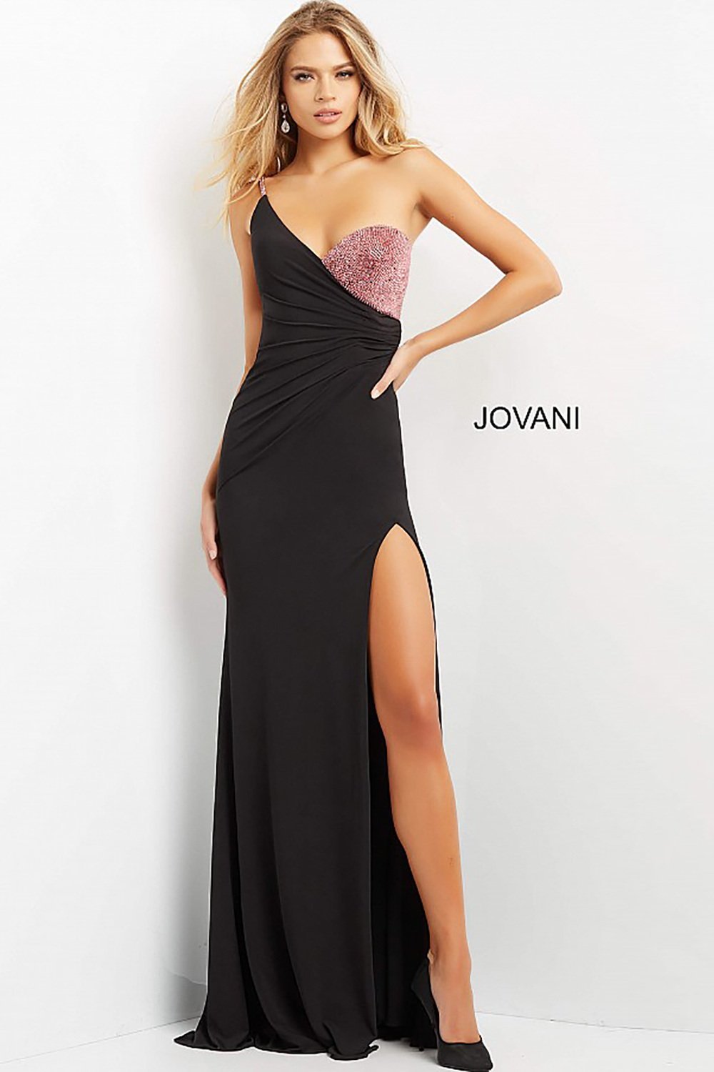 Embellished Bust Fitted Evening Dress Jovani 09021 - Morvarieds Fashion