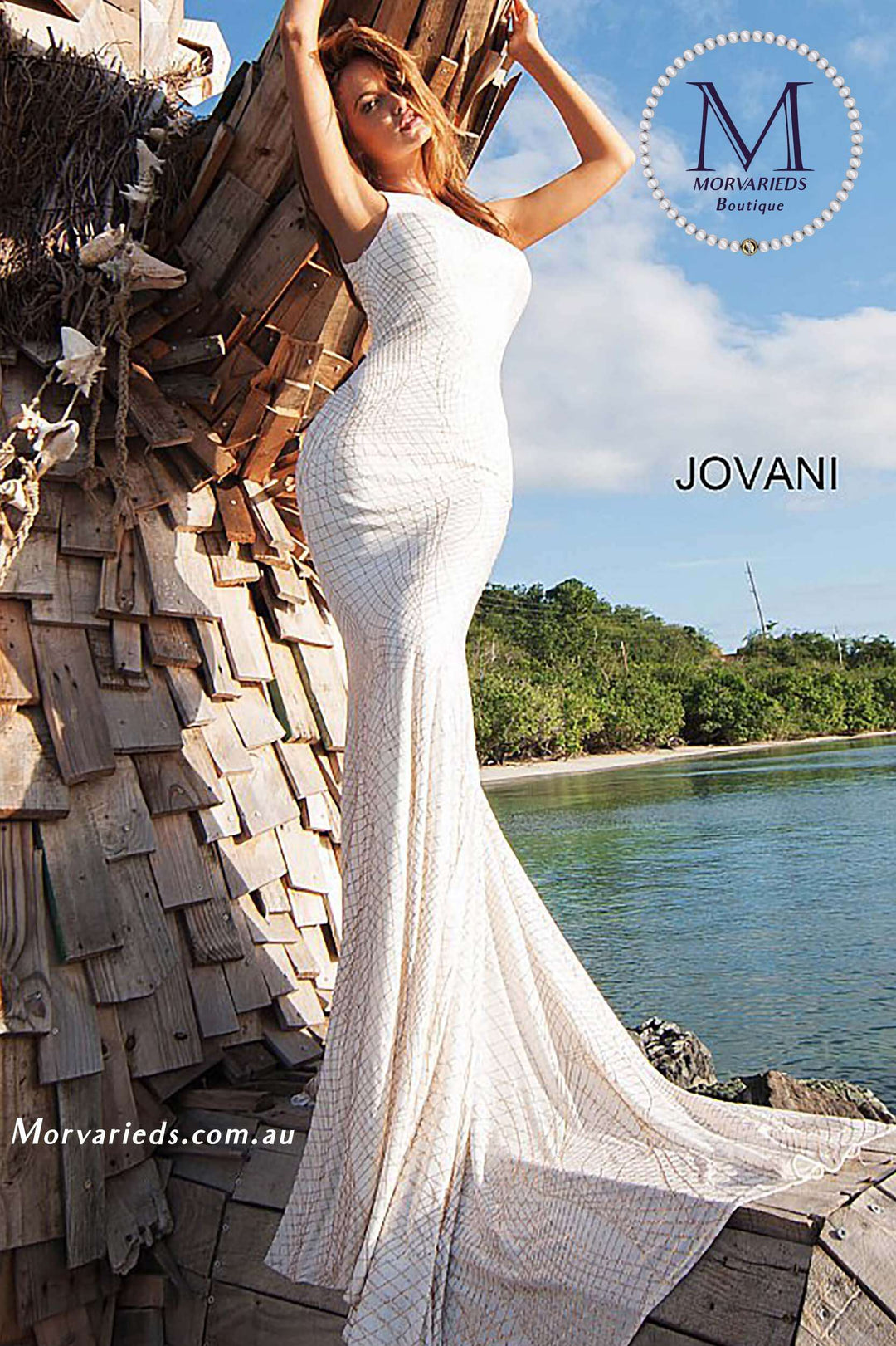 One Shoulder Fitted Prom Dress Jovani 1119 - Morvarieds Fashion