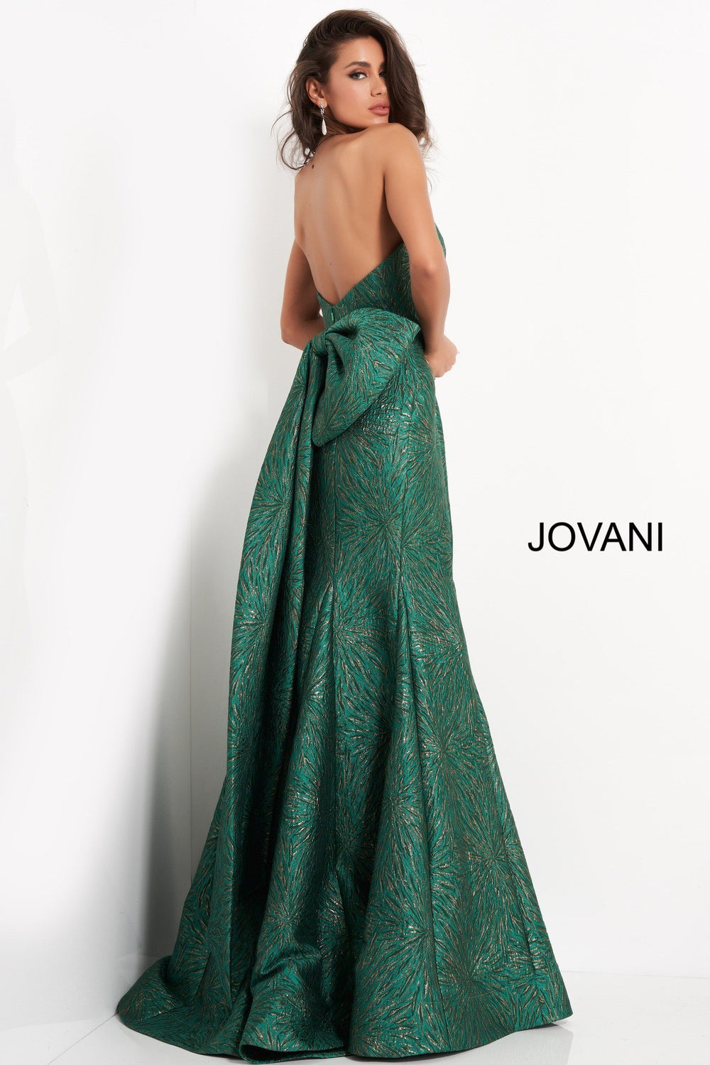 Strapless Mermaid Evening Gown Jovani 04158 - Morvarieds Fashion