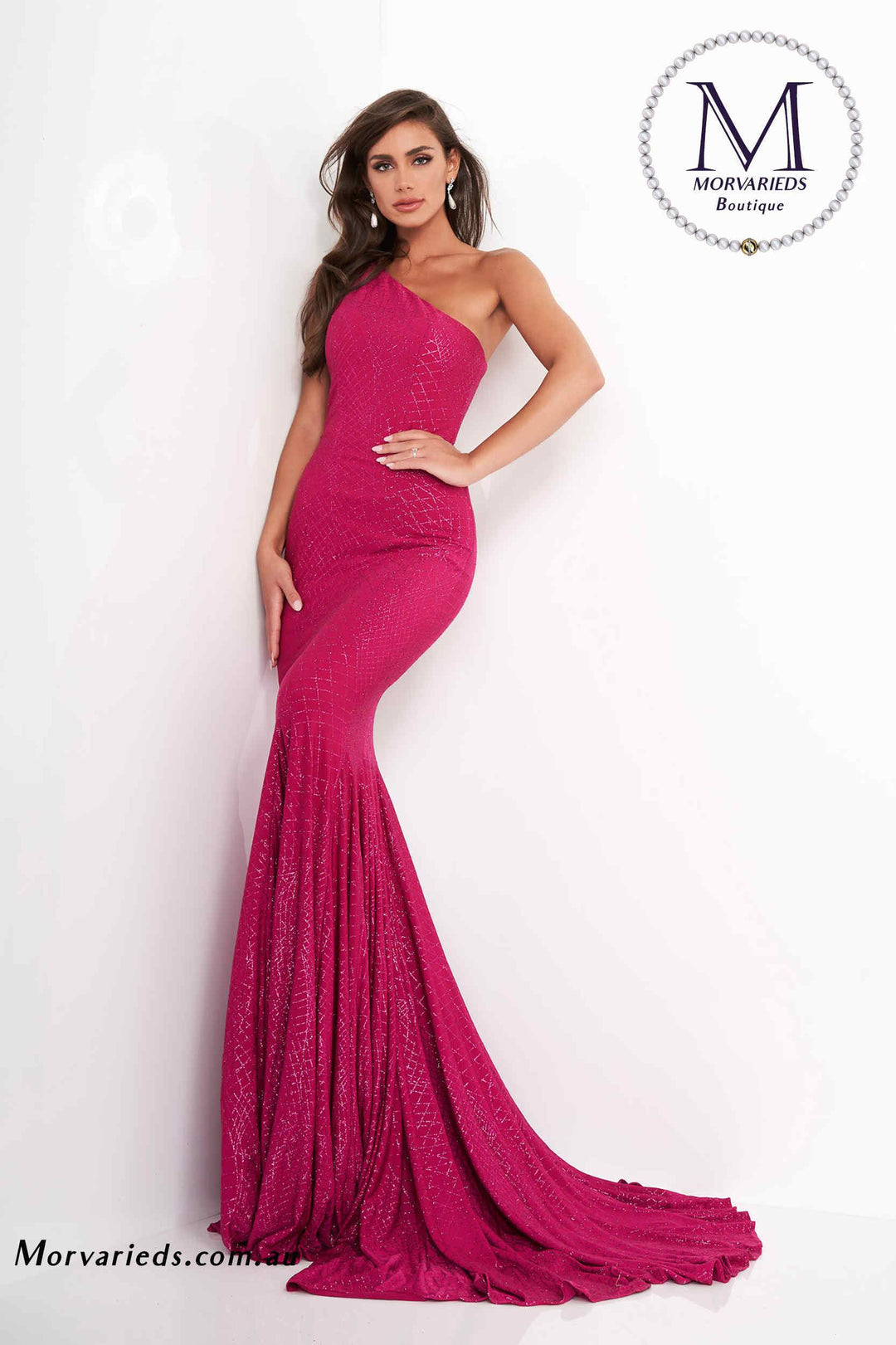 One Shoulder Fitted Prom Dress Jovani 1119 - Morvarieds Fashion