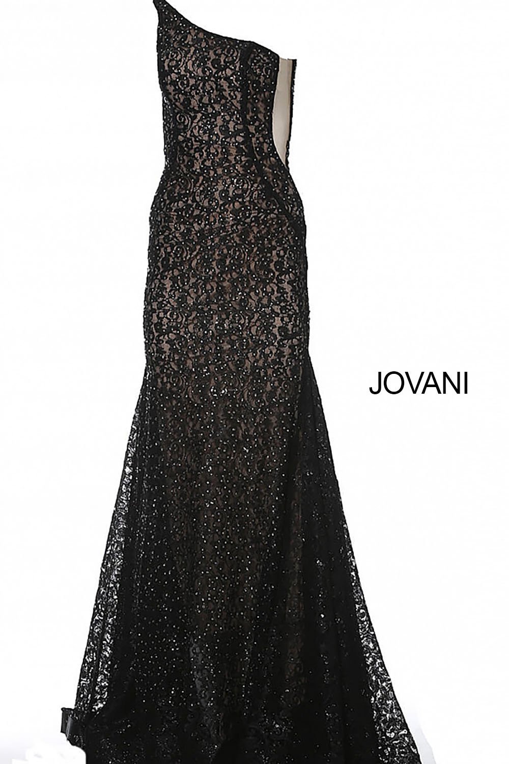 Lace One Shoulder Prom Dress Jovani 3927 - Morvarieds Fashion