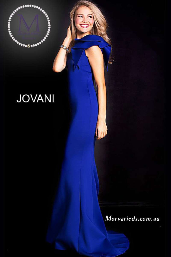 Scuba Dress | Mermaid Bridesmaid Gown Jovani 32602 - Morvarieds Fashion