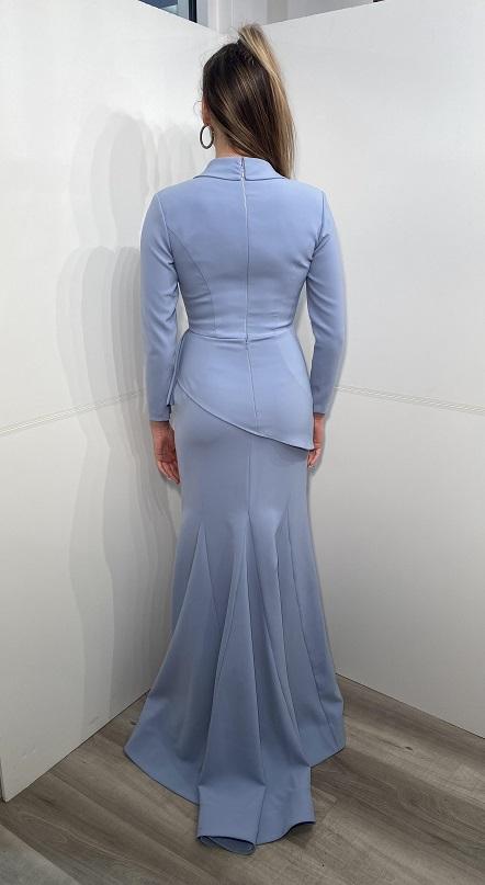 Low V Neck Fitted Evening Dress Jovani 07242 - Morvarieds Fashion