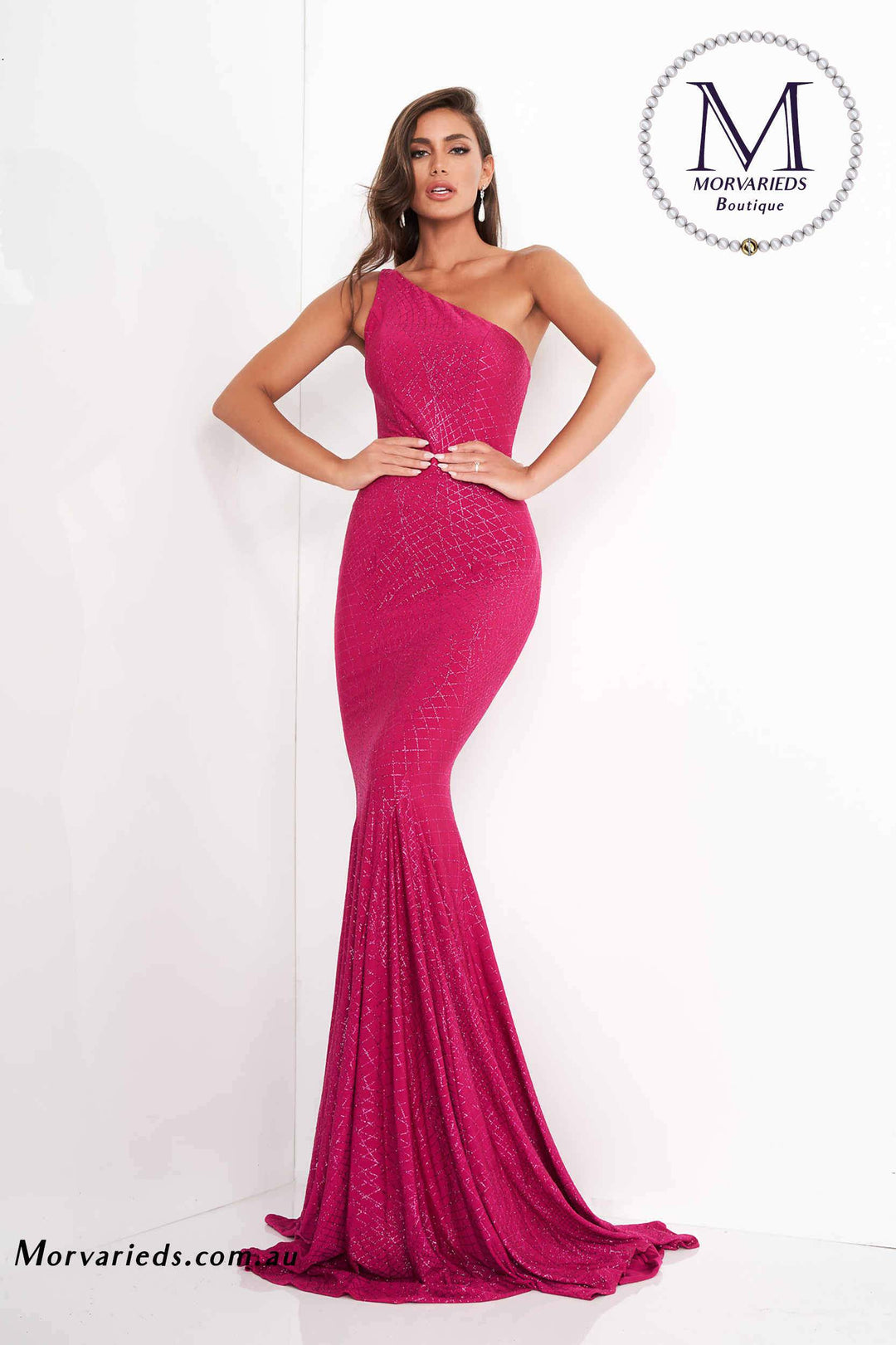 One Shoulder Fitted Prom Dress Jovani 1119 - Morvarieds Fashion