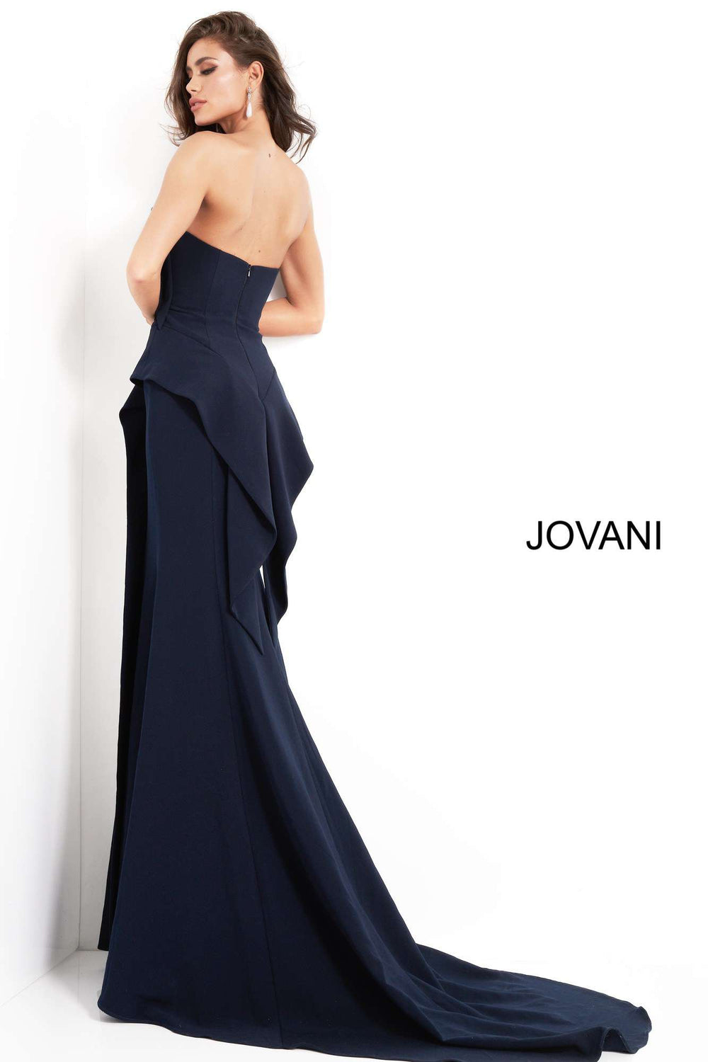 Strapless Sweetheart Neckline Evening Dress Jovani 4466 - Morvarieds Fashion