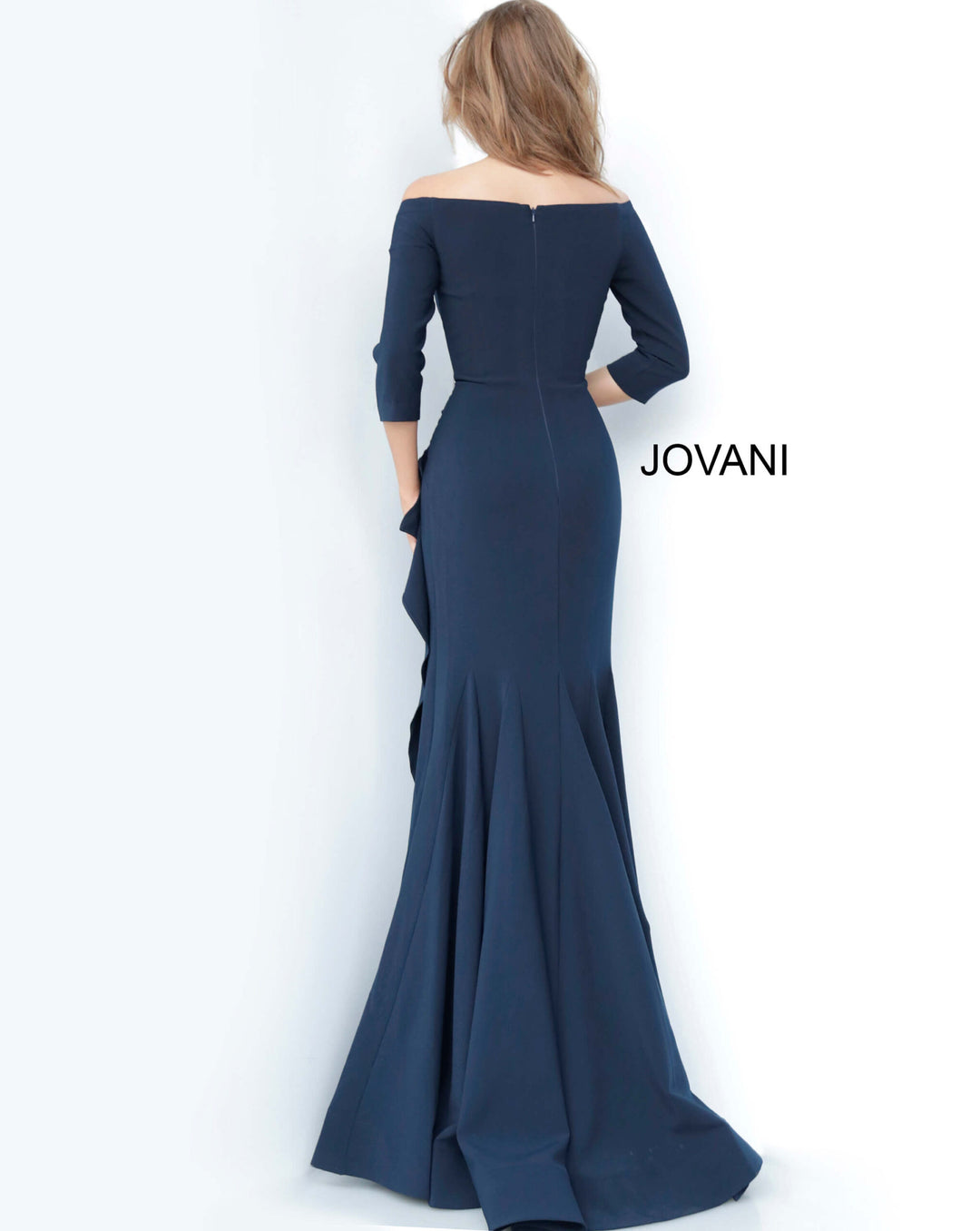 Jovani Style 00446 Sheath Off The Shoulder Evening Dress
