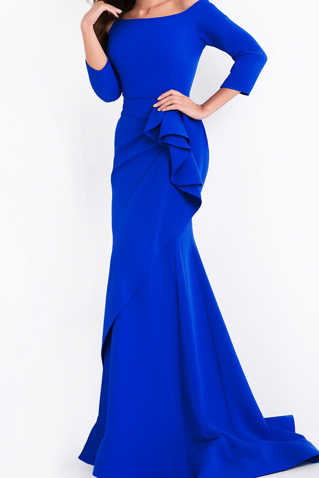 Jovani Style 00446 Sheath Off The Shoulder Evening Dress