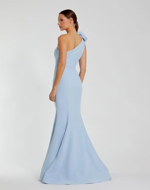 One Shoulder 3D Floral Mermaid Gown | Mac Duggal Dress 2304