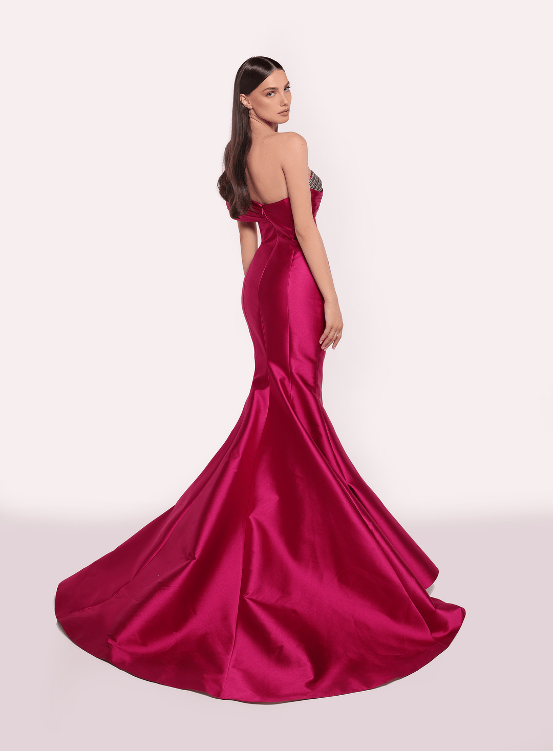 Evening Dress | LOUISA  Tarik Ediz 98766 - Morva Couture