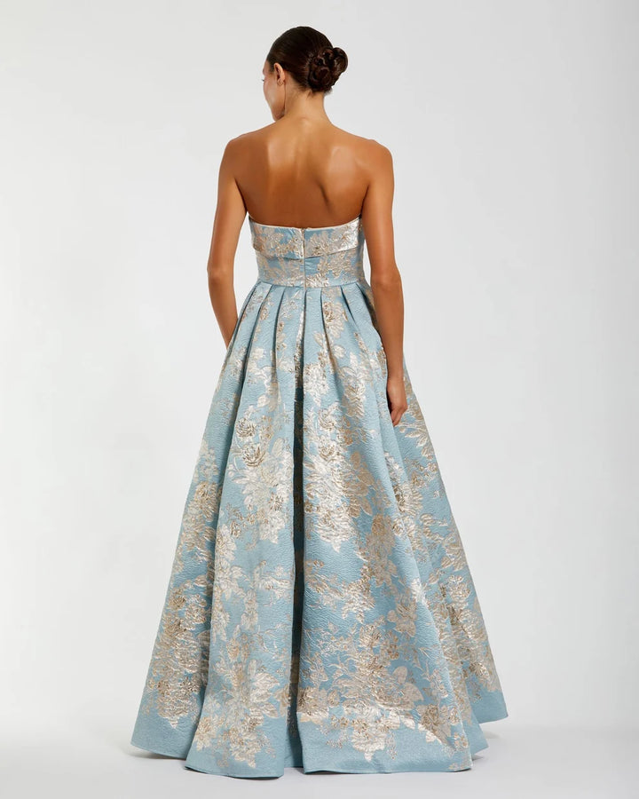 Mac Duggal 9921144P Blue Multi back view