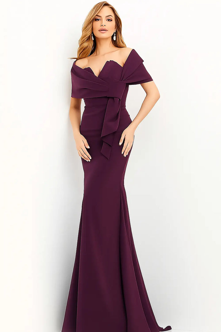 Jovani Style 06403 Ruched Evening Dress With Wrap