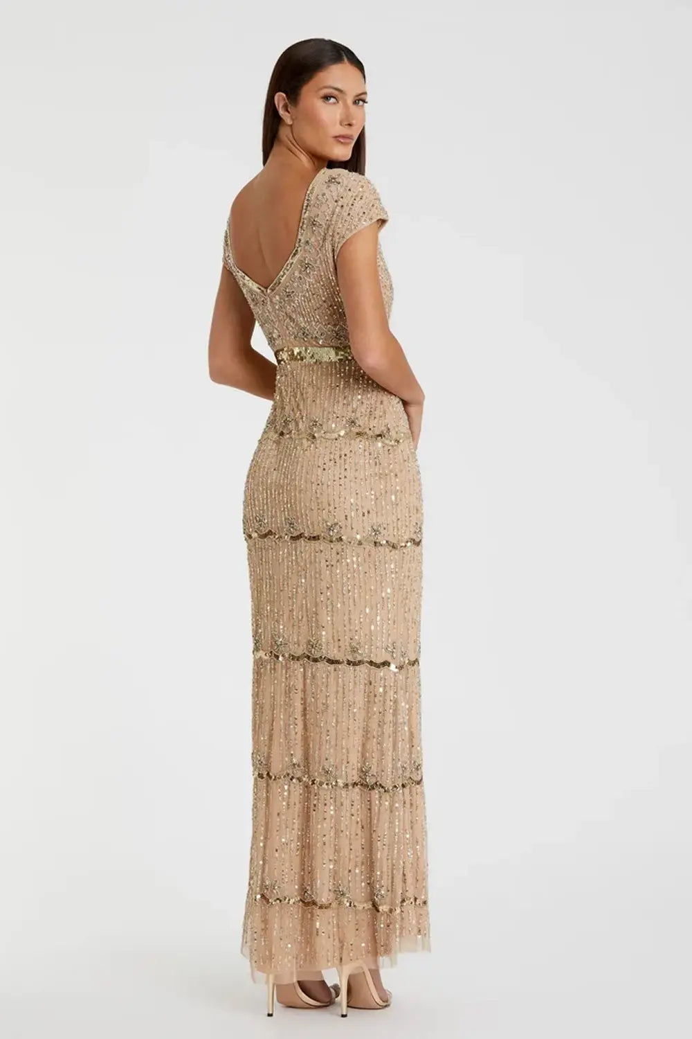 Sparkly Wedding Guest Dress | Mac Duggal 9089