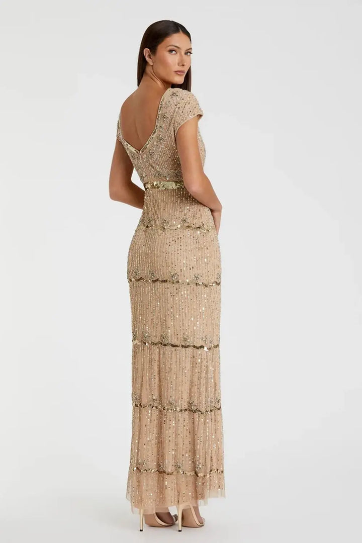 Sparkly Wedding Guest Dress | Mac Duggal 9089