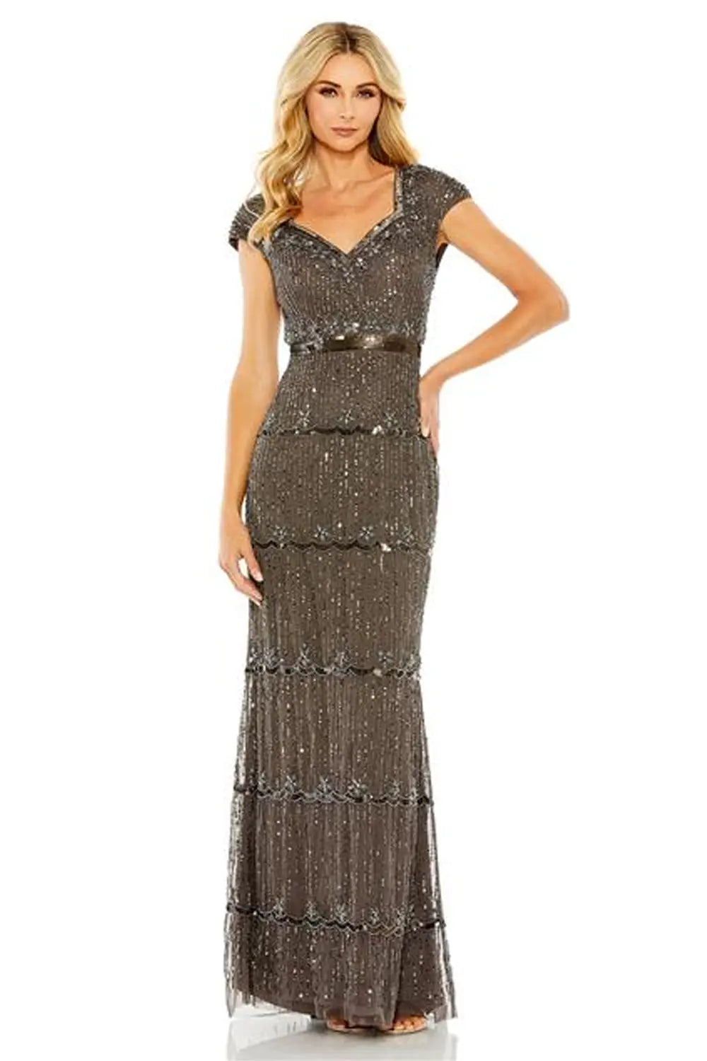 Sparkly Wedding Guest Dress | Mac Duggal 9089