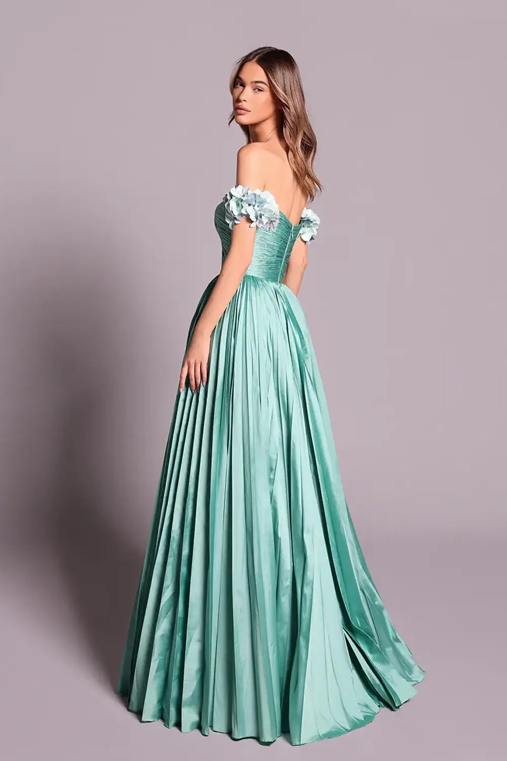 Tarik Ediz 99033  Off-Shoulder Taffeta Ball Gown | Morva Couture