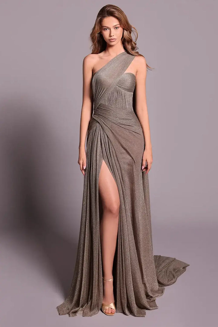 Tarik Ediz 99041 One-Shoulder Formal Dress | Morva Couture