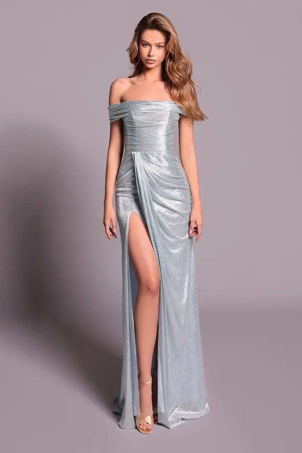 Off the Shoulder Evening Dress | JANSEN - Tarik Ediz 99049
