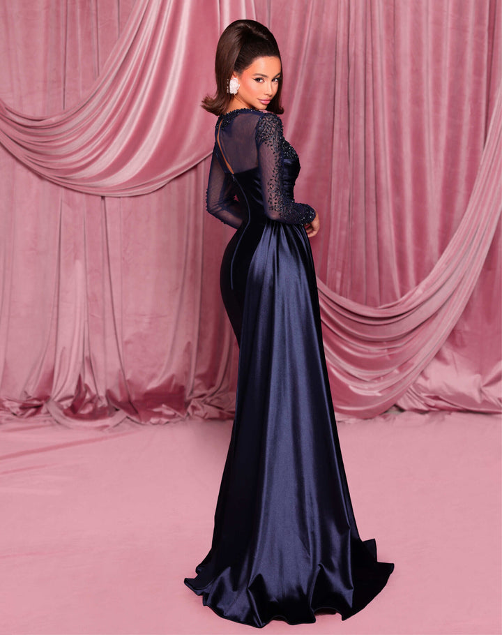 Nicoletta NC3078 Long Sleeve Mothers' Dress | Morva Couture