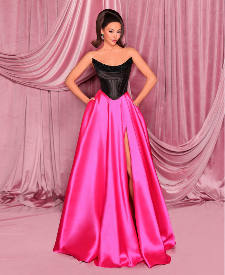 Evening Dress | Nicoletta Dress NC3096 - Morva Couture