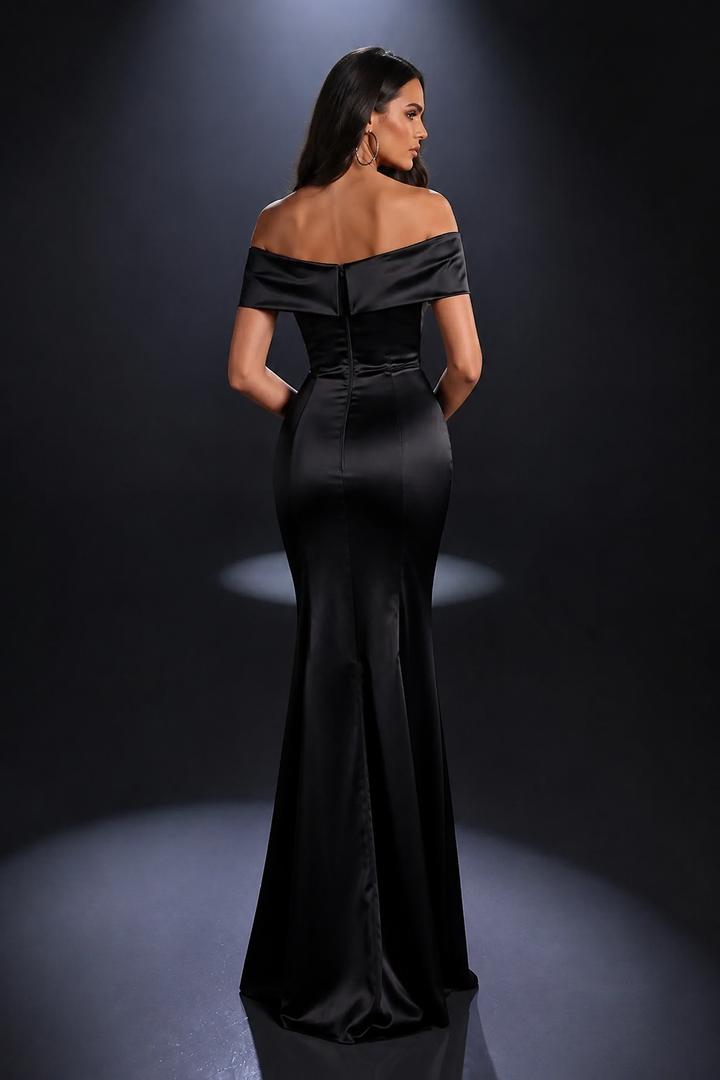 Nicoletta Style NC4006 Off Shoulder Evening Gown | Morva Couture
