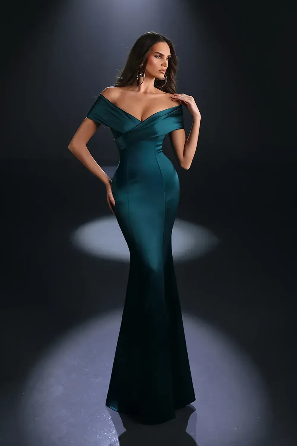 Nicoletta Style NC4006 Off Shoulder Evening Gown | Morva Couture
