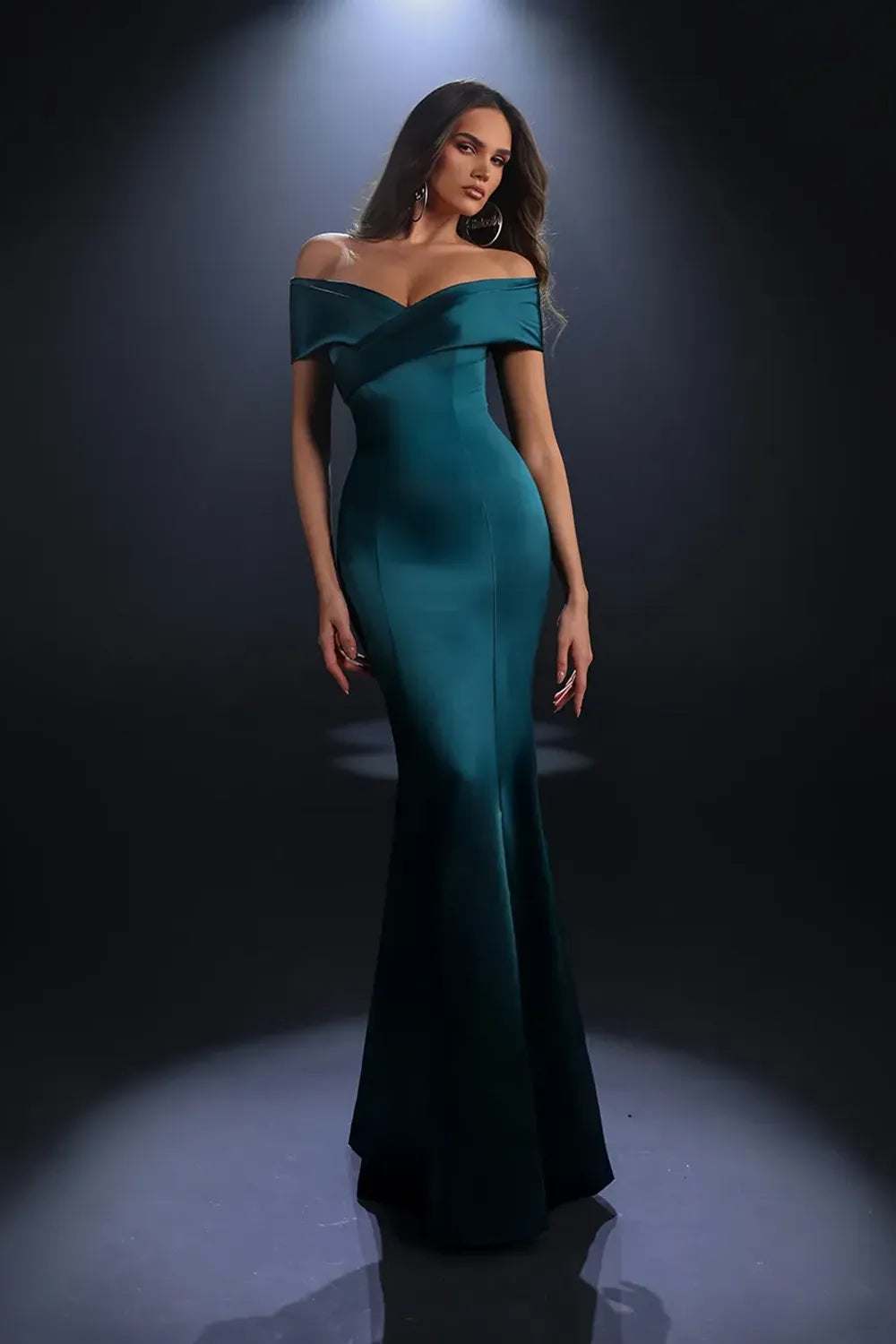 Nicoletta Style NC4006 Off Shoulder Evening Gown | Morva Couture