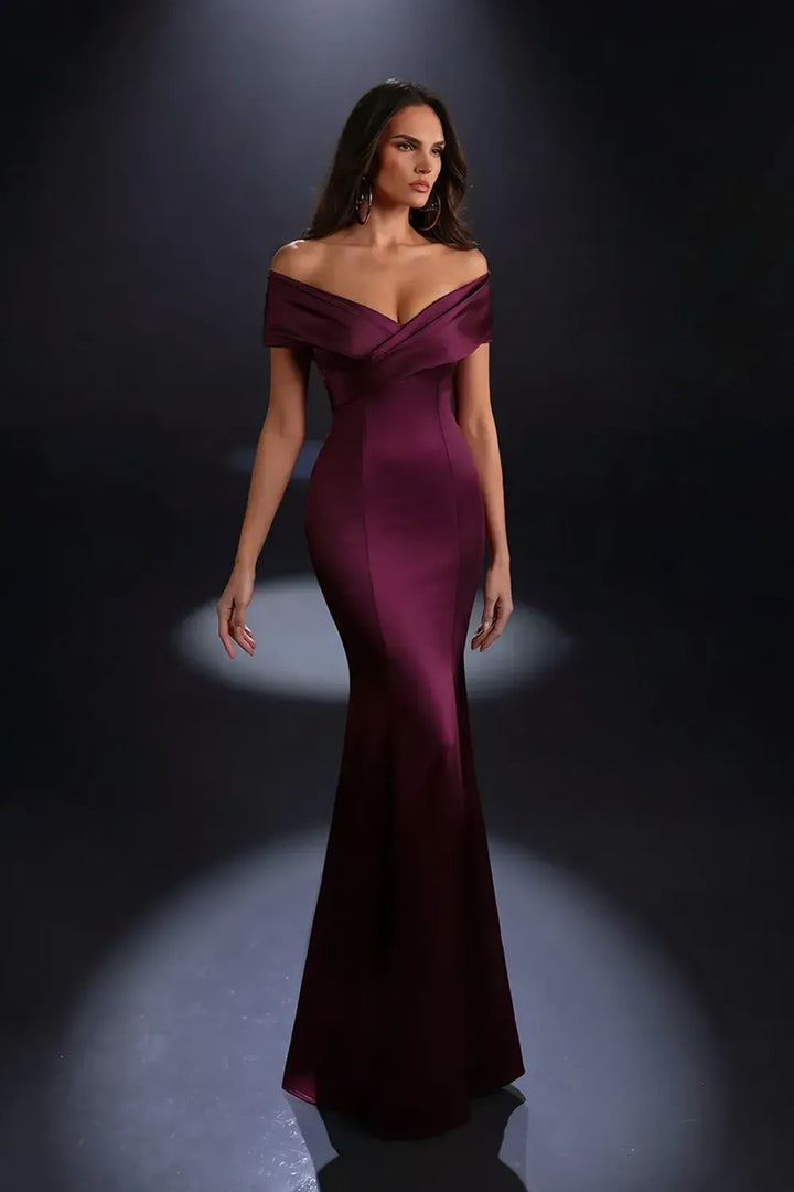 Nicoletta Style NC4006 Off Shoulder Evening Gown | Morva Couture