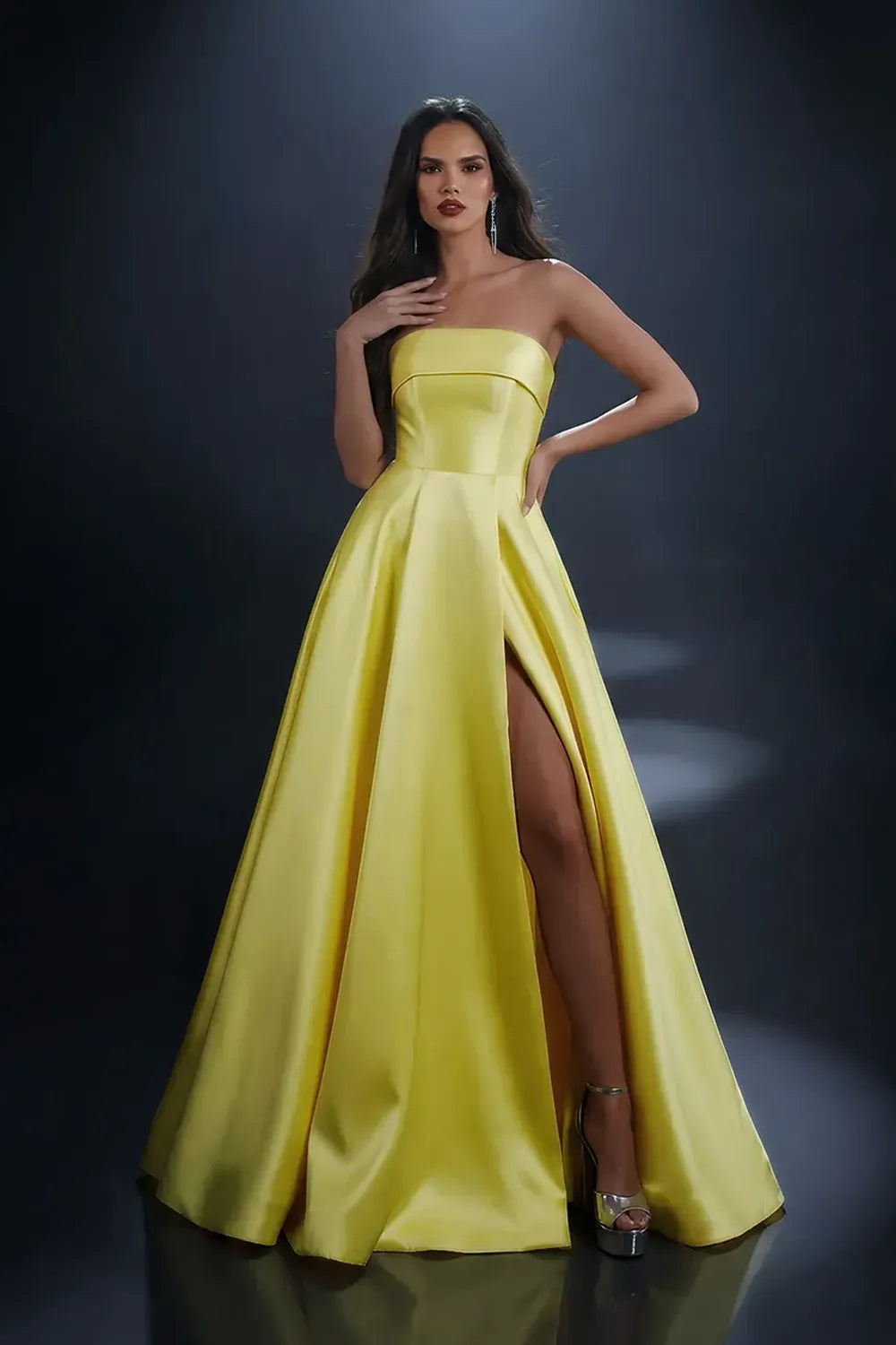 Nicoletta Style NC4007 Strapless Evening Gown | Morva Couture