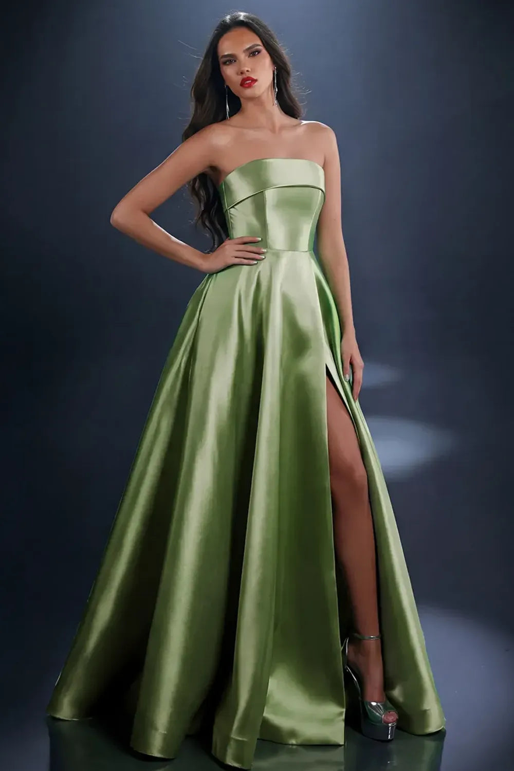 Nicoletta Style NC4007 Strapless Evening Gown | Morva Couture
