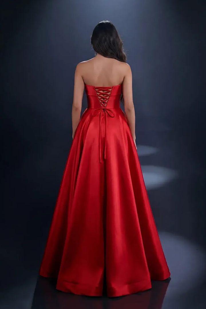 Nicoletta Style NC4007 Strapless Evening Gown | Morva Couture