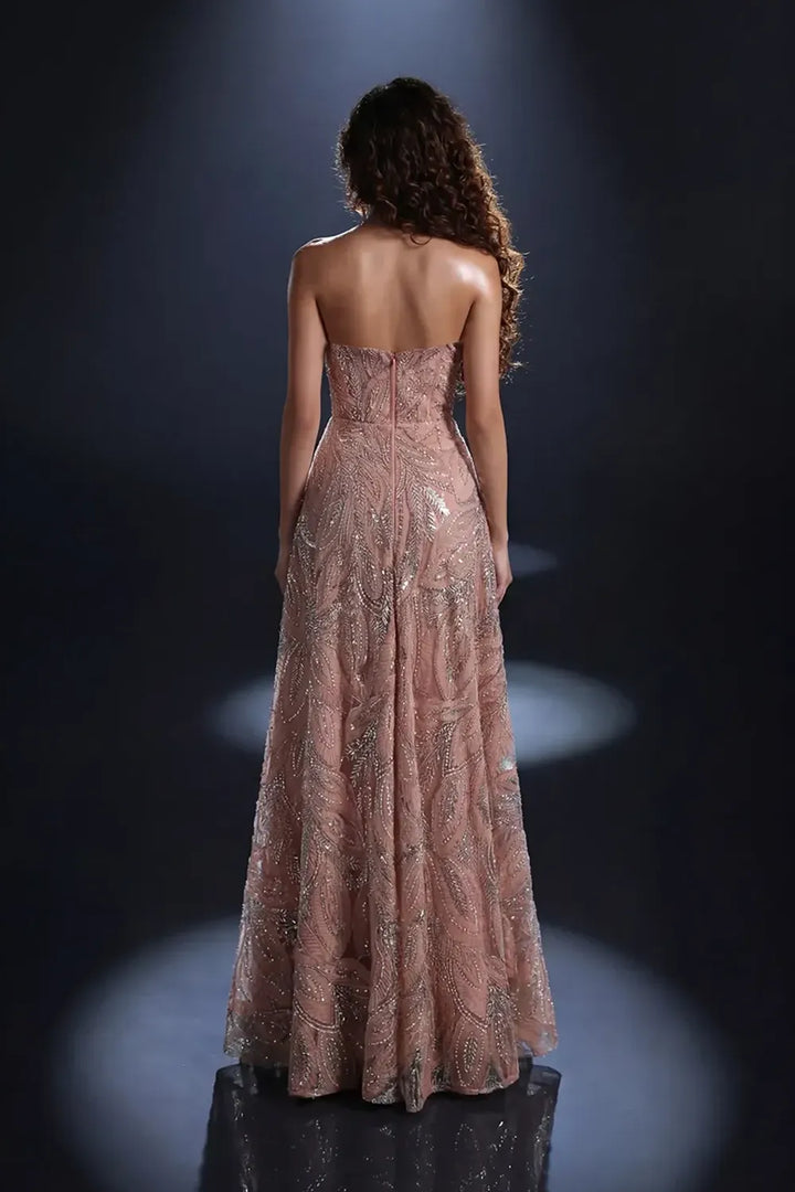 Nicoletta Style NC4011 Beaded Evening Gown | Morva Couture