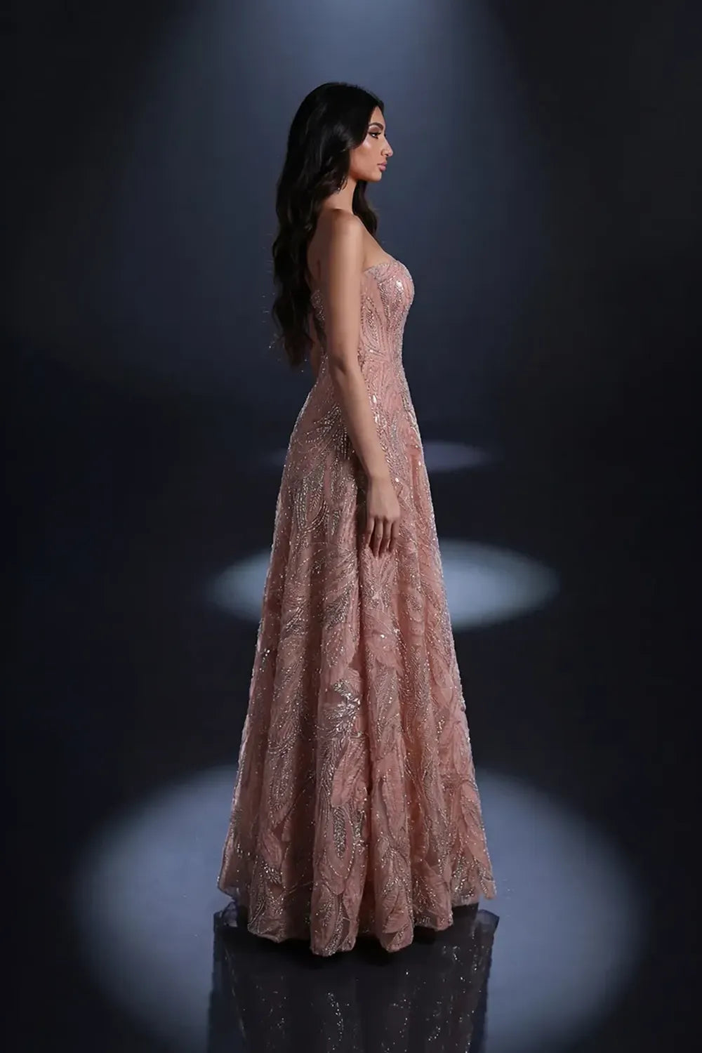 Nicoletta Style NC4011 Beaded Evening Gown | Morva Couture