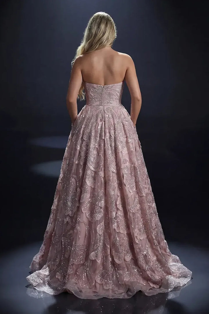 Nicoletta Style NC4021 Sequin Evening Gown | Morva Couture