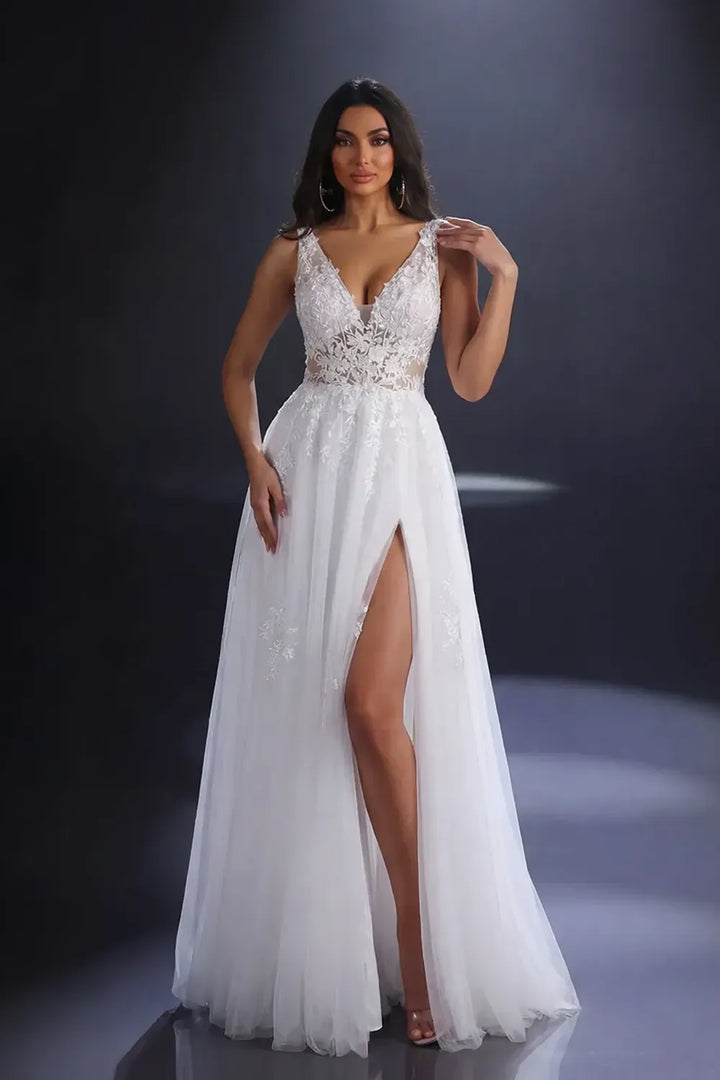 Nicoletta Style NC4023 Floral Lace Evening Gown | Morva Couture