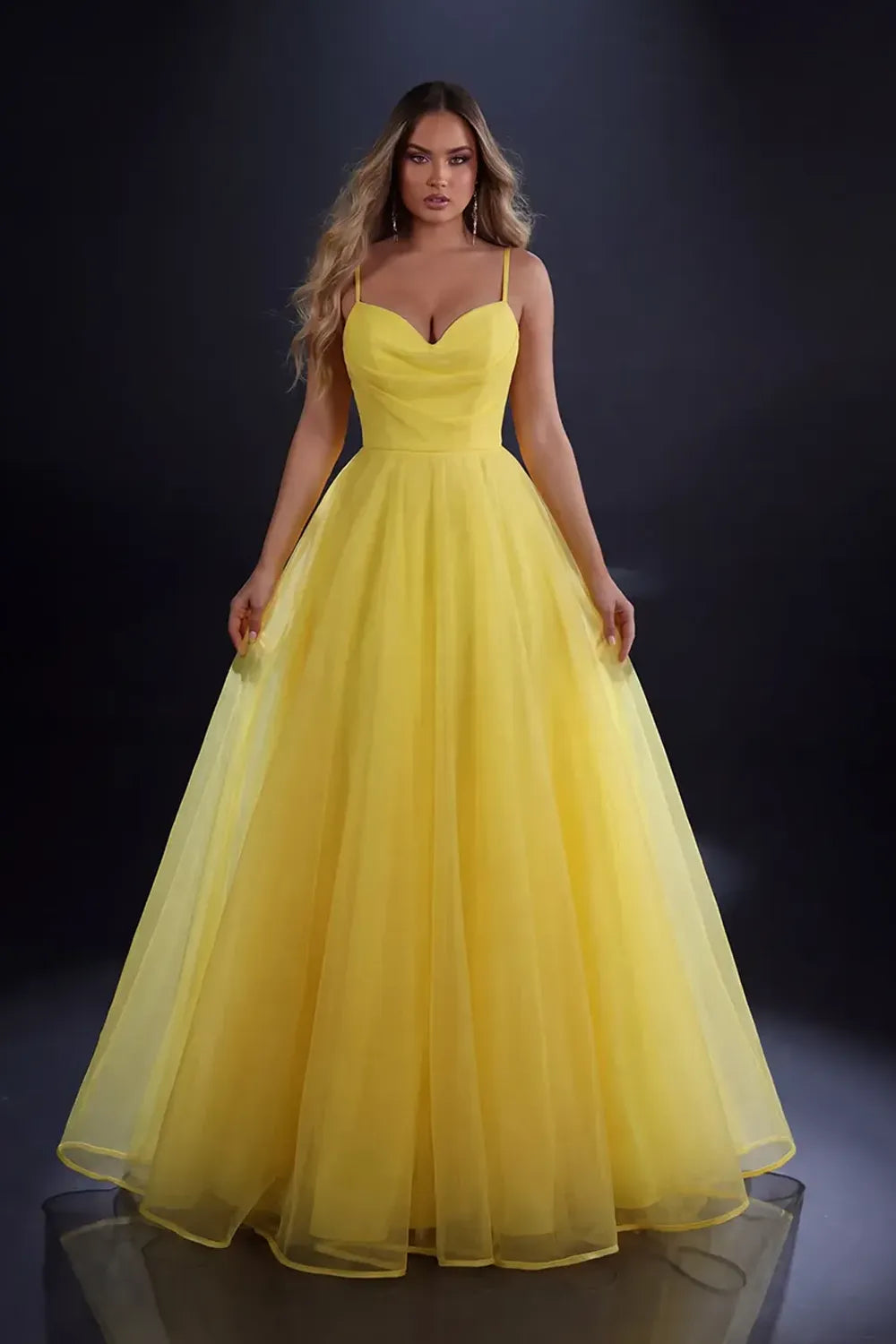 Nicoletta NC4069 Yellow evening gown