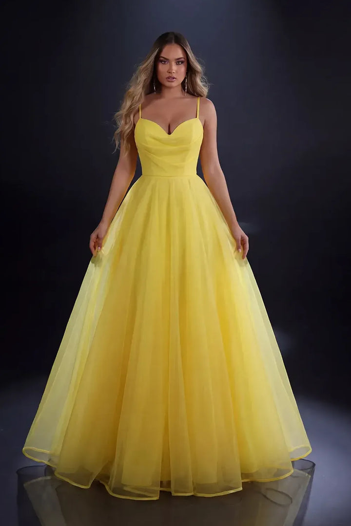 Nicoletta NC4069 Yellow evening gown
