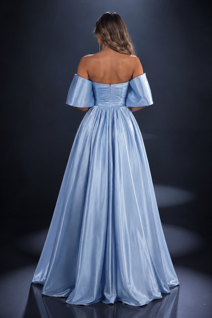 Nicoletta NC4070 Powder Blue evening gown