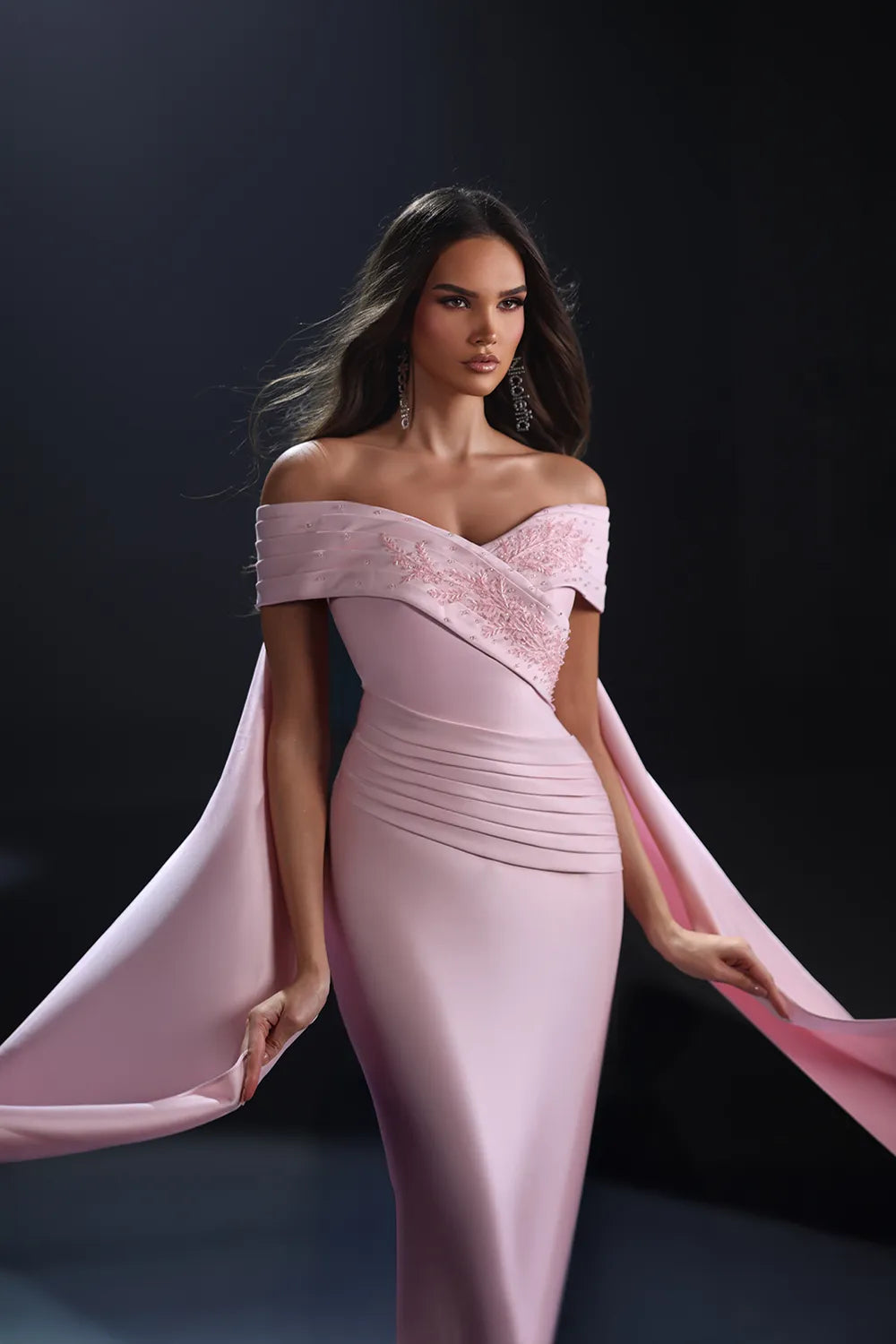 Nicoletta NC4107 Pink evening gown