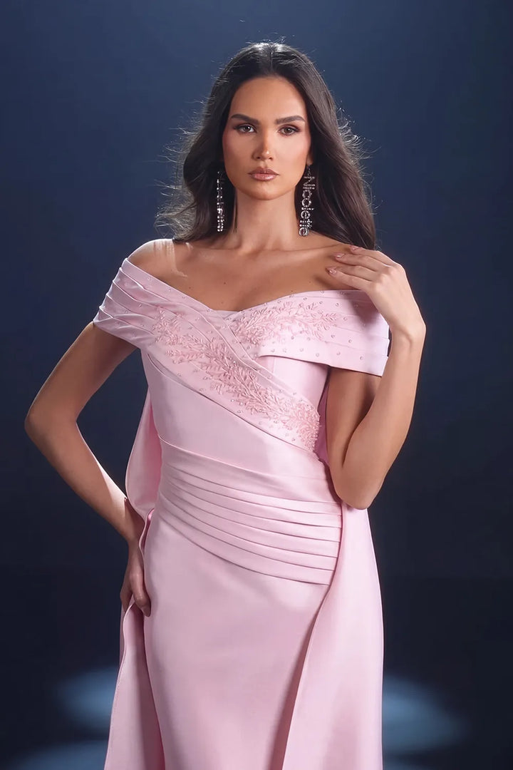 Nicoletta NC4107 Pink evening gown